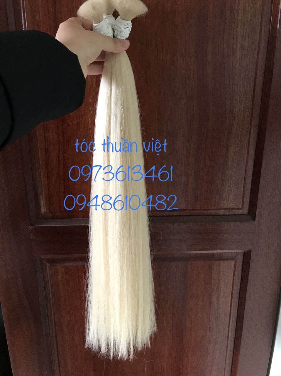 Tóc nối tẩy trắng 60cm loại vip