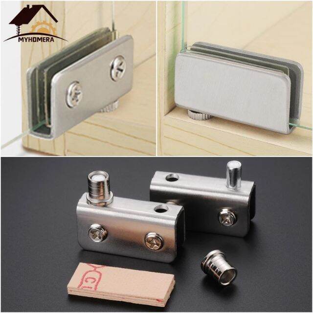 Bản lề nhấn tủ đơn / đôi inox.