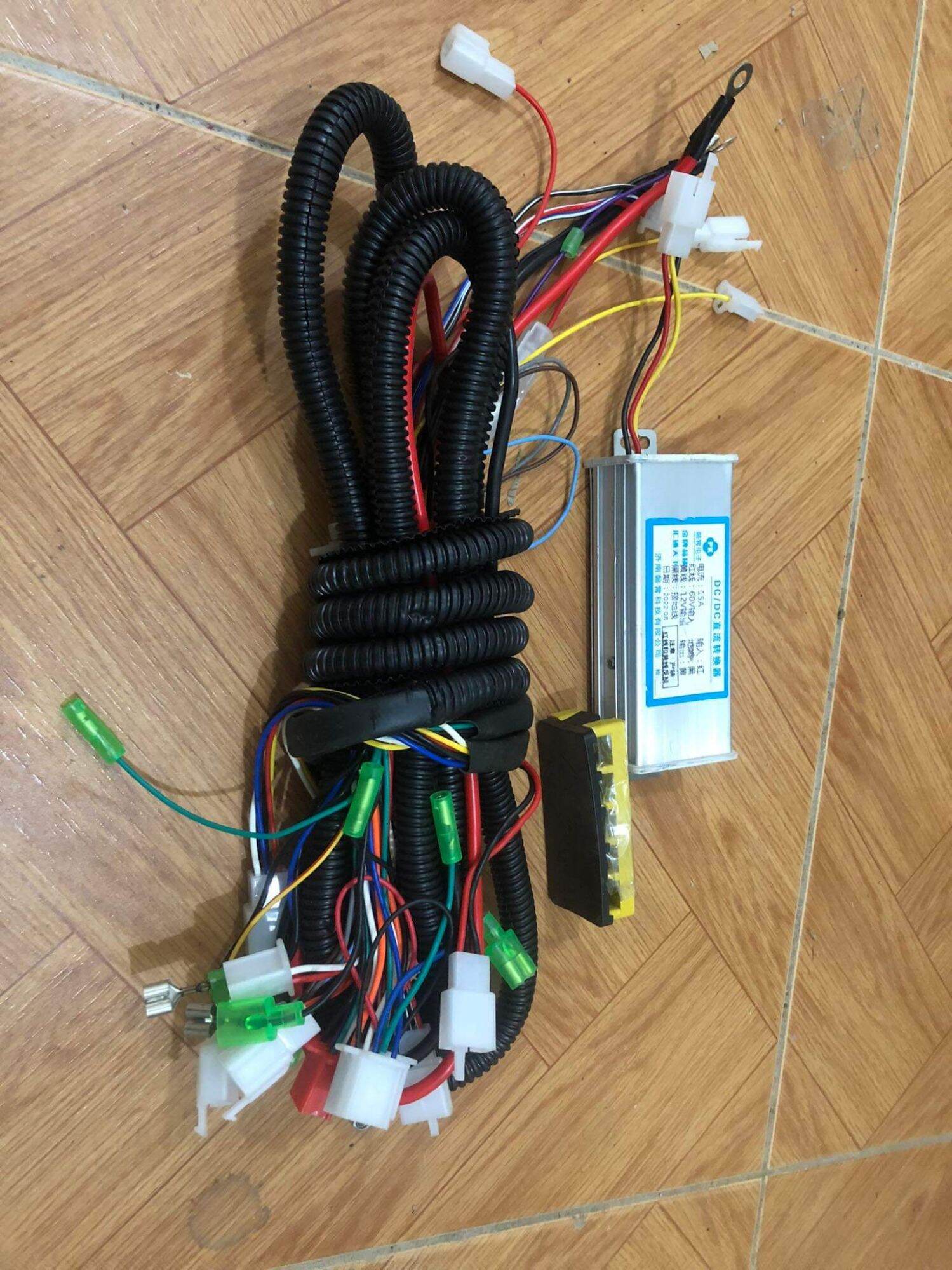 Bộ dây xe điện 3-4 bánh dây 3m