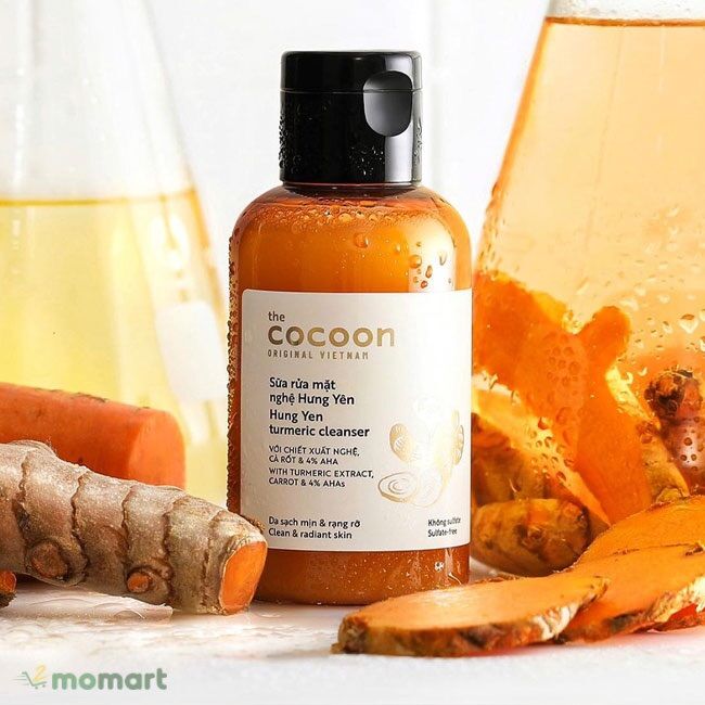 COCOON sữa rửa mặt nghệ Hưng Yên 140ml