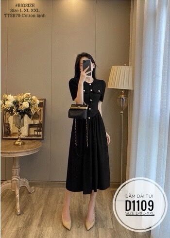 Bigsize 60- 90kg ĐẦM DÀI TÚI