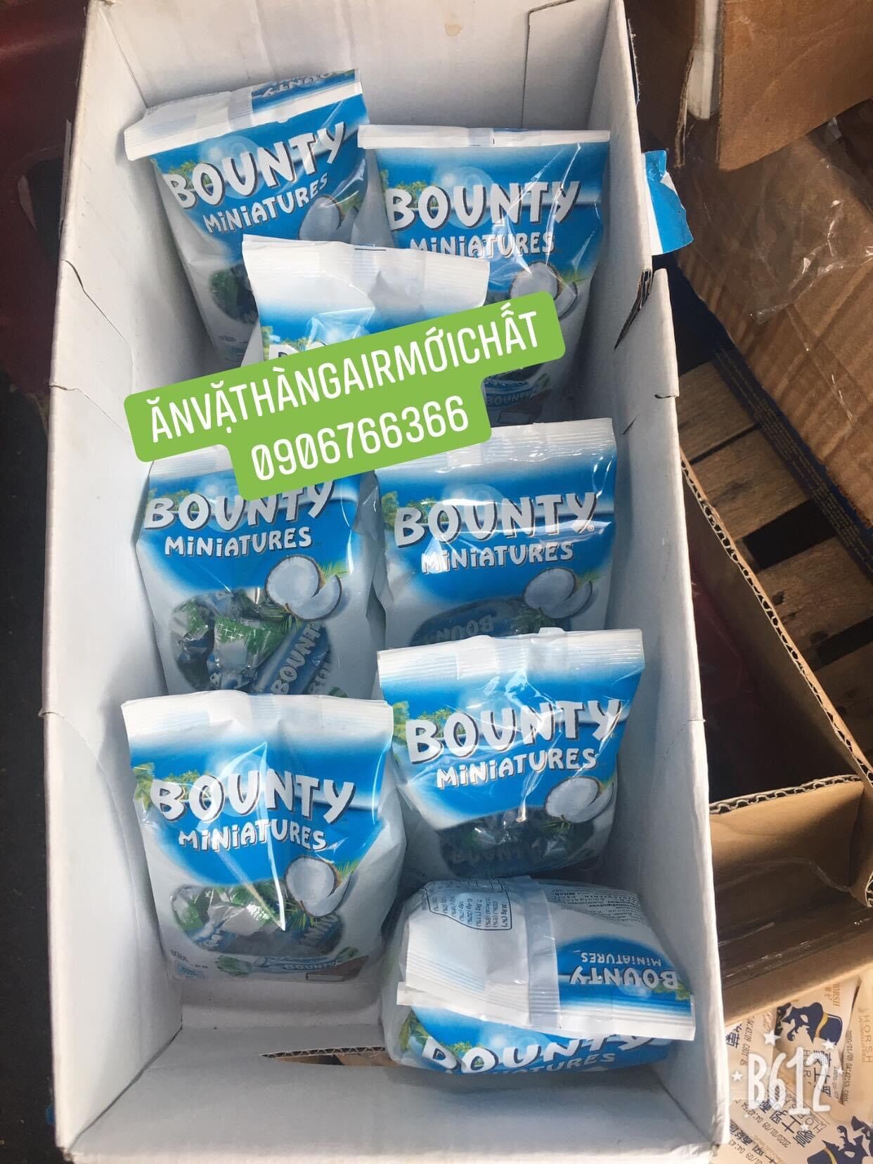 [NEW DATE 04/2026]Socola Dừa Bounty Miniatures Mỹ Gói 227 Gram