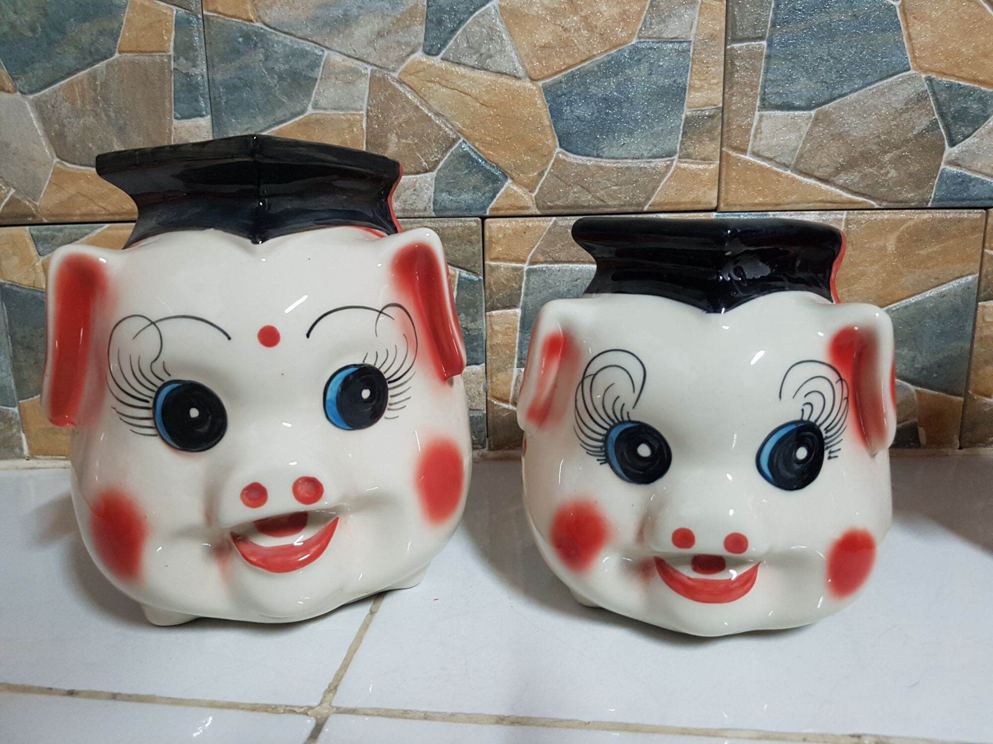 Saving Tube Ceramic Money Saving Piggy Bank