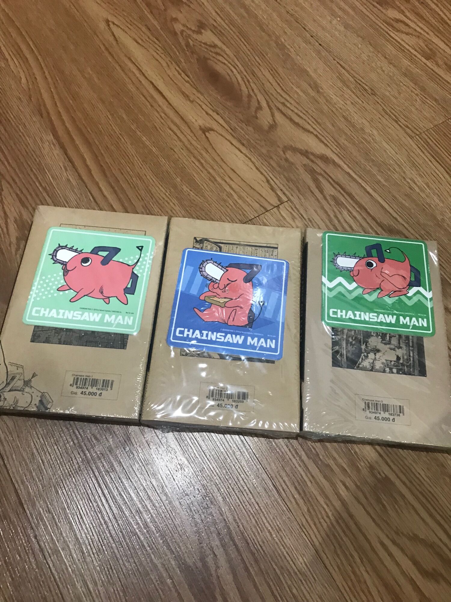 Chainsaw Man seal 1,2,3 đủ quà