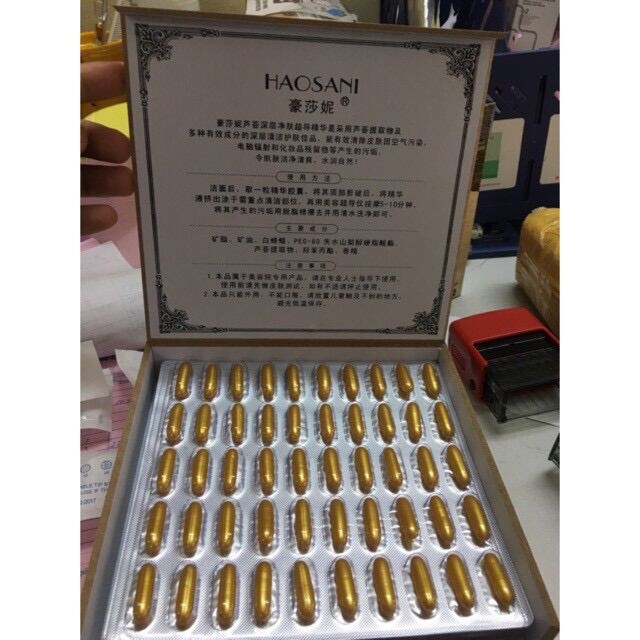 100 viên thải chì, hút chì, thải độc tố Haosani