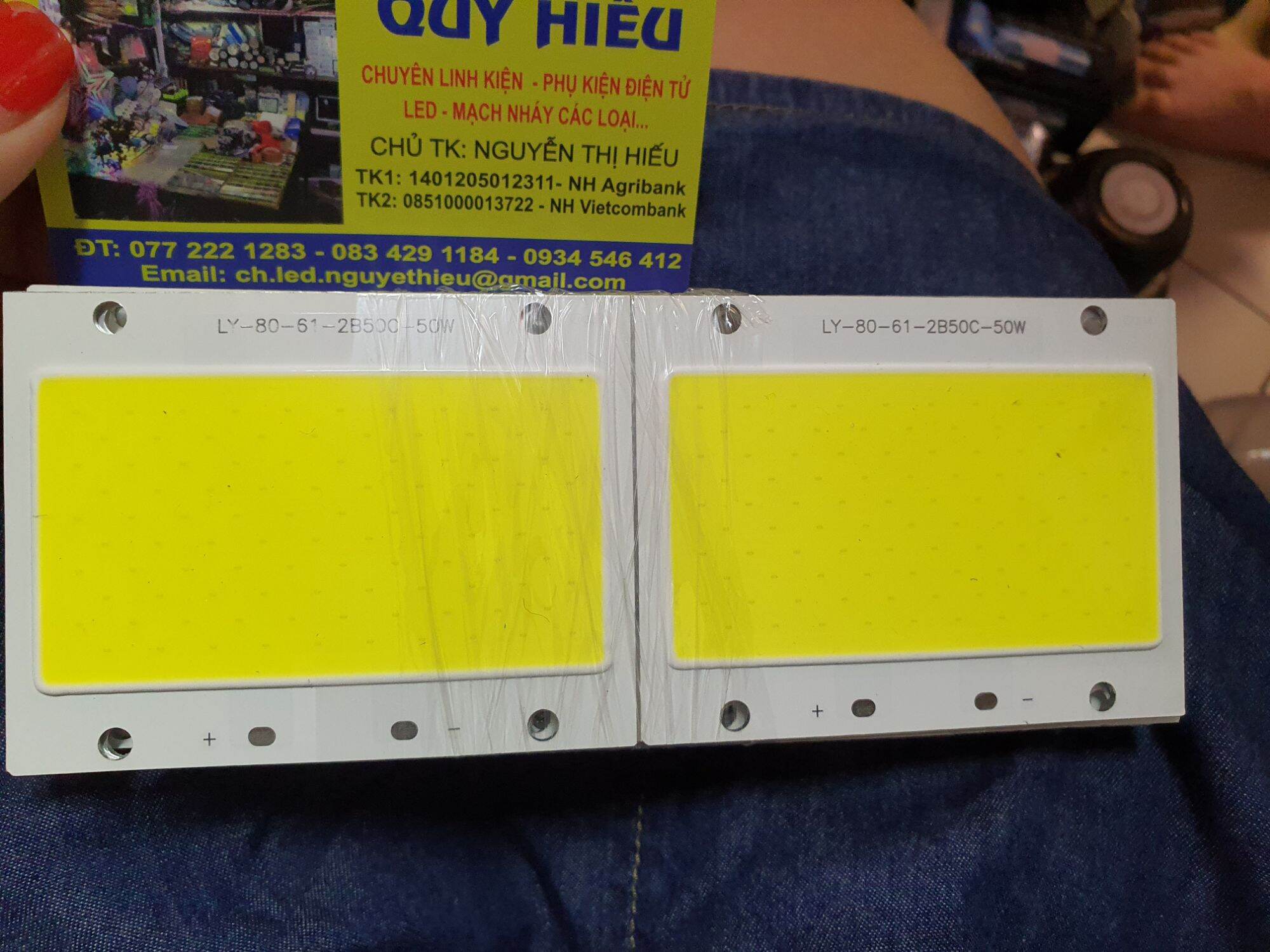 Nhân led 50w dùng qua chấn lưu