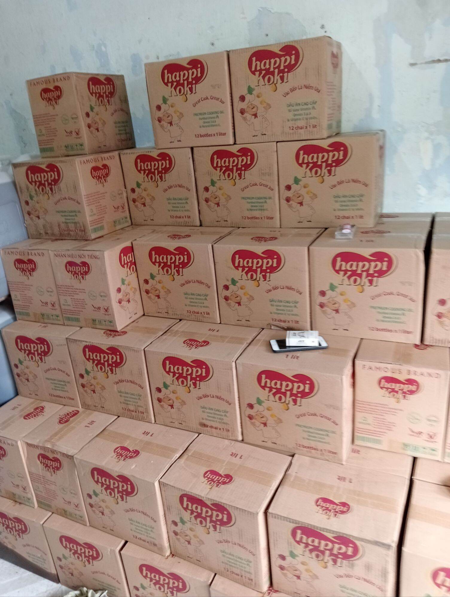 dầu ăn happy Koki 5 lít