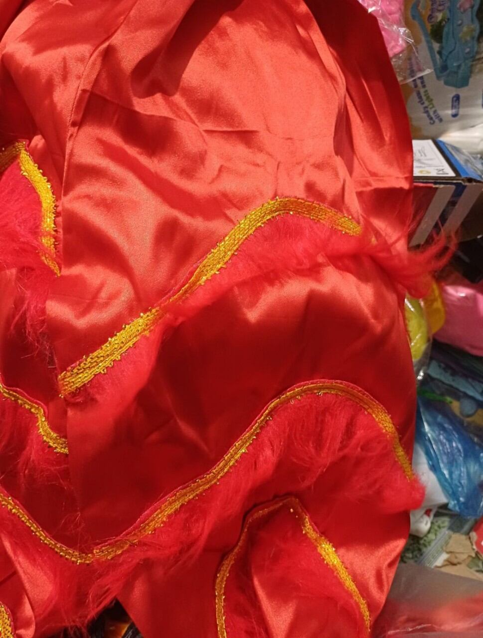 Quần múa lân cho trẻ em màu đỏ