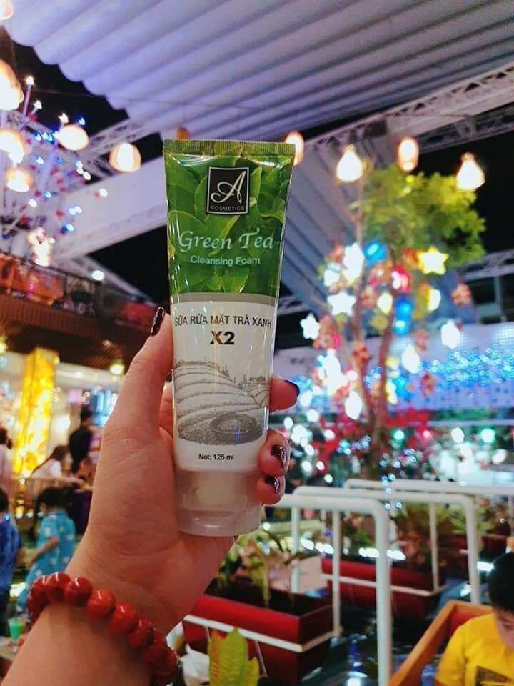 Sữa rửa mặt trà xanh x2 a cosmetic