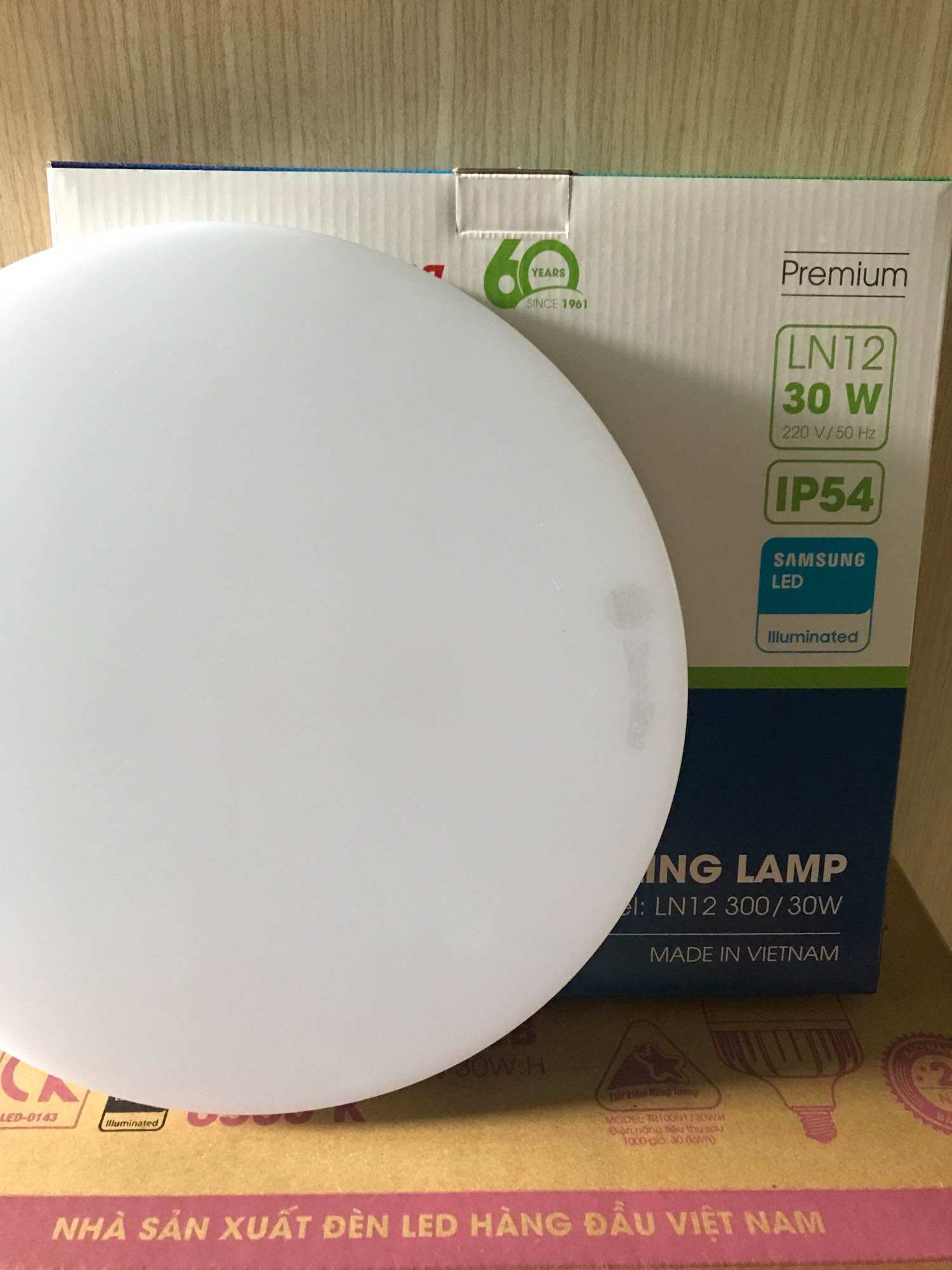Bóng đèn ốp trần LN12 30W Rạng Đông