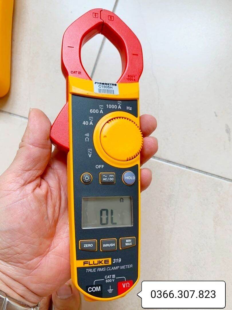 Ampe kìm đo dòng ac/dc fluke 319