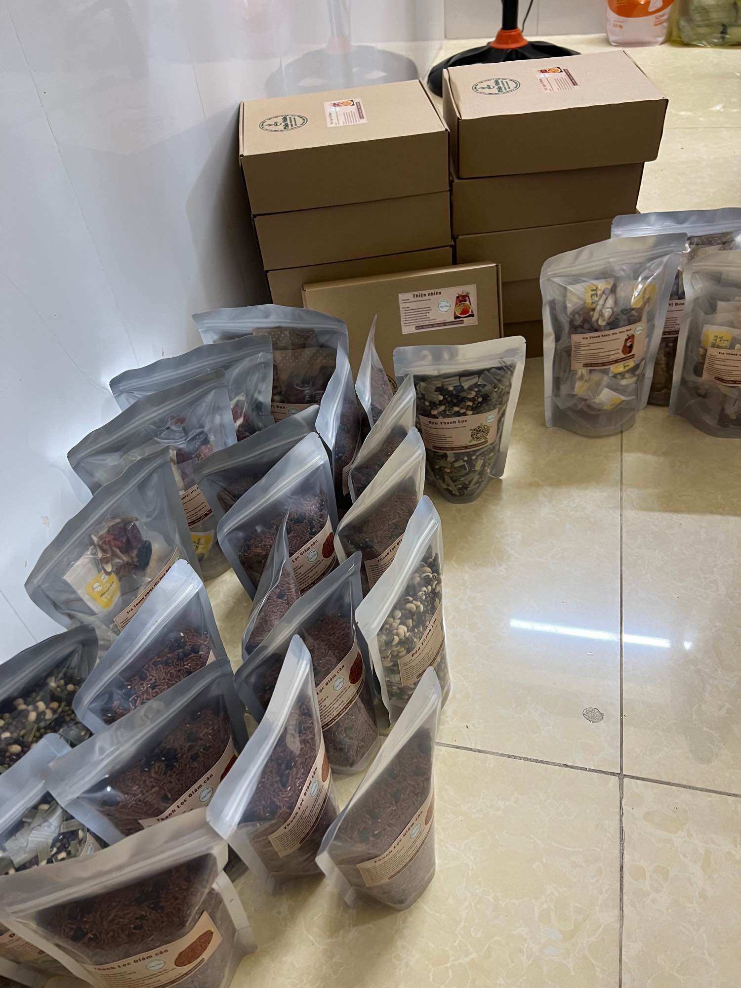 Trà gạo lức xạ đen