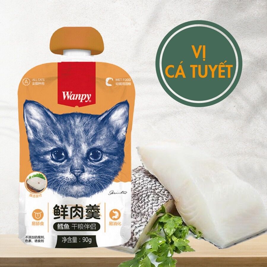 [Chính hãng] Súp thưởng Wanpy nắp vặn 90g siêu thơm ngon