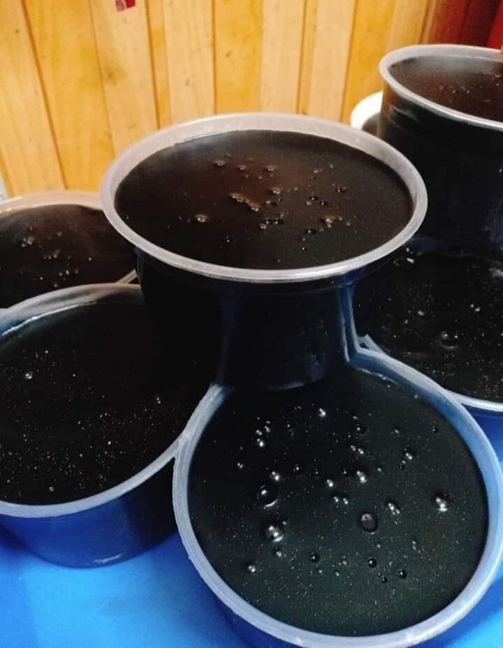 Bột Thạch Đen (Sương Sáo) loại 500g in bao bì đẹp