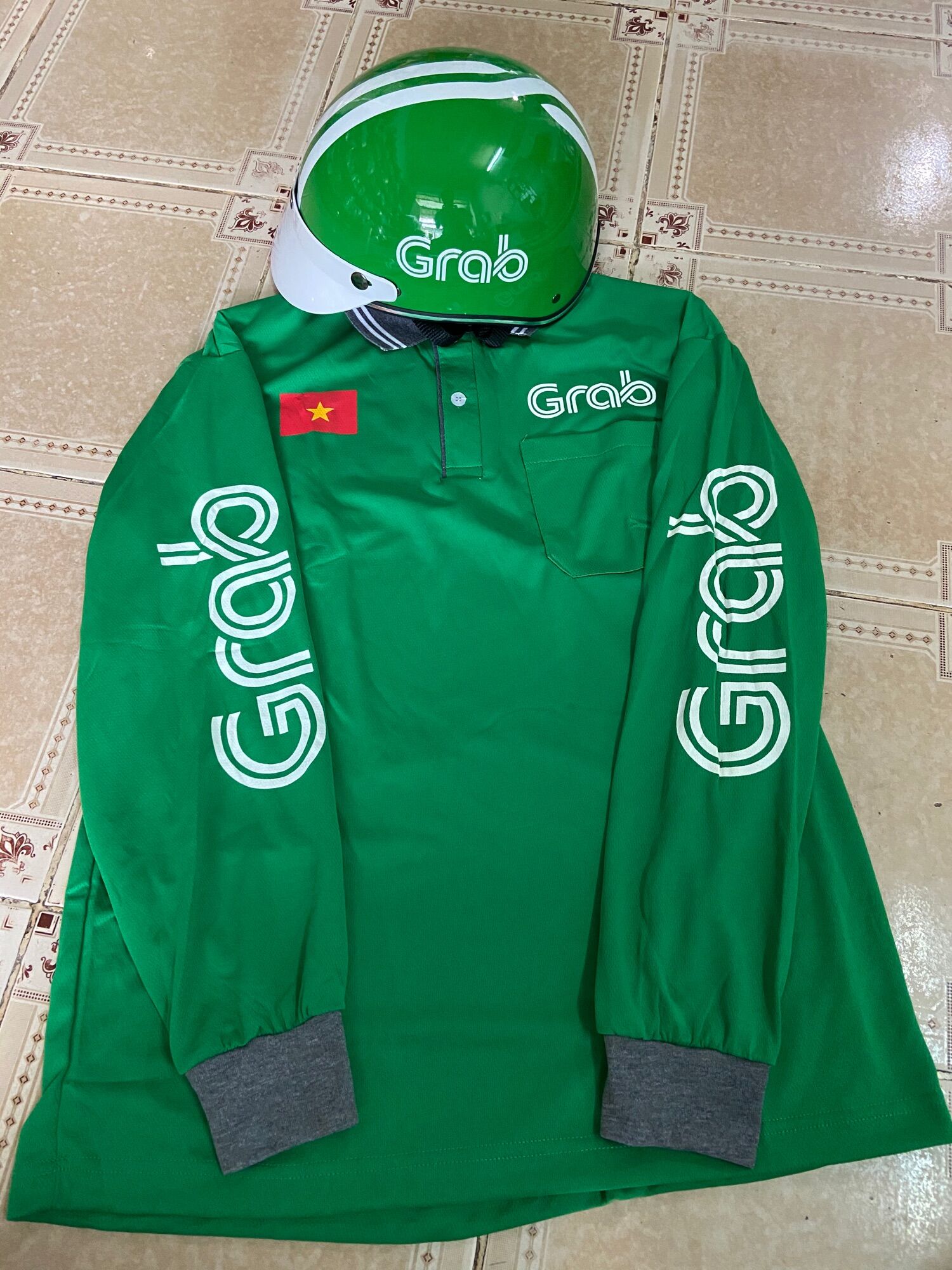 Combo Áo khoác xe công nghệ áo thun xe công nghệ và 1nón bảo hiểm