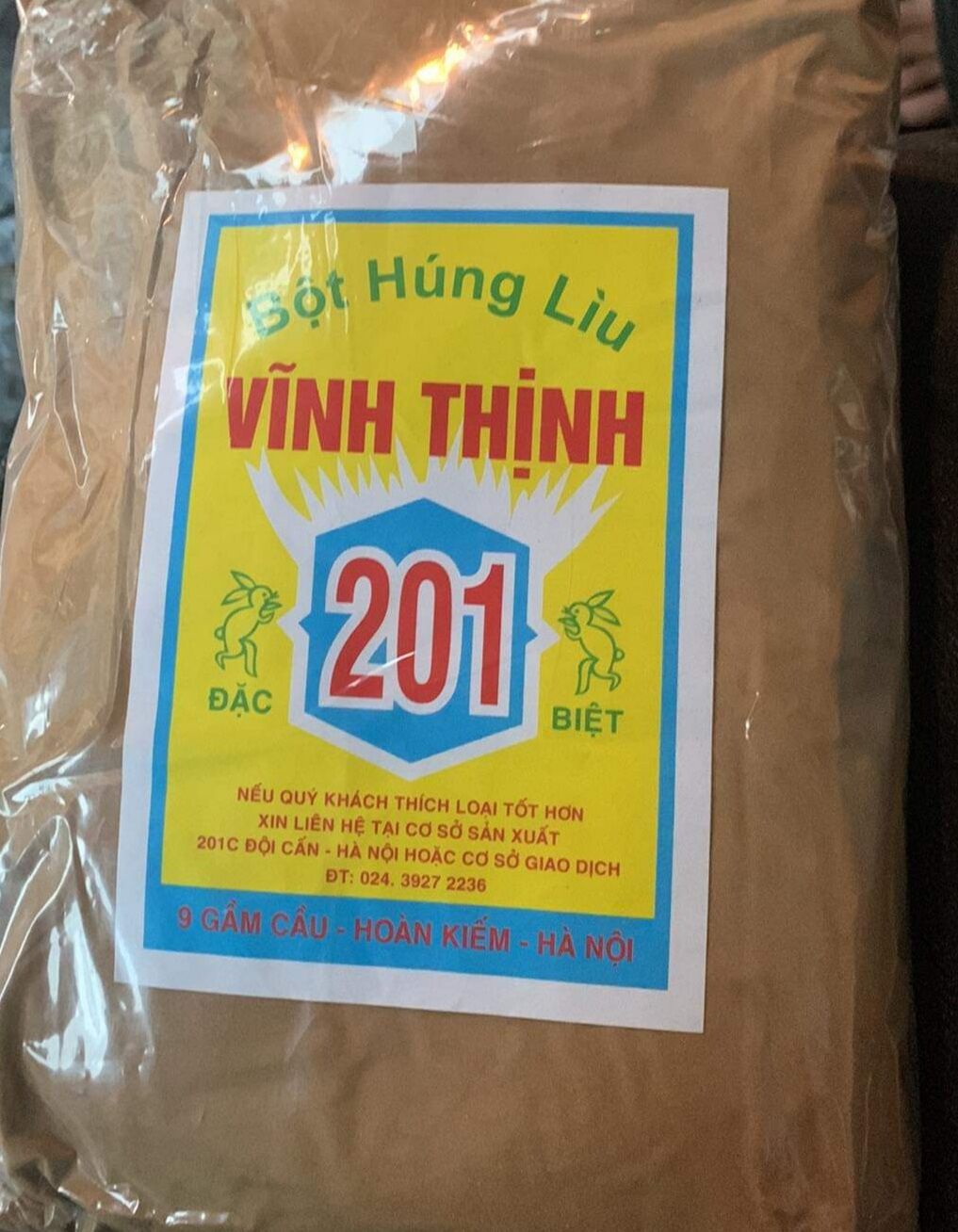 Bột húng lìu vĩnh thịnh gói to 1kg