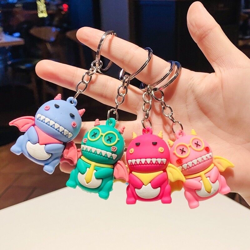 Móc khoá khủng long bay hoạt hình 3d