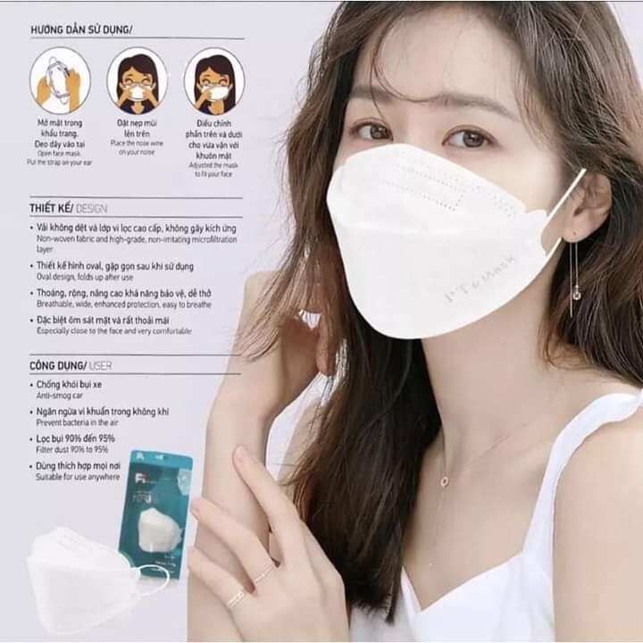 KHẨU TRANG KF94 5 BỊCH (50 CÁI)