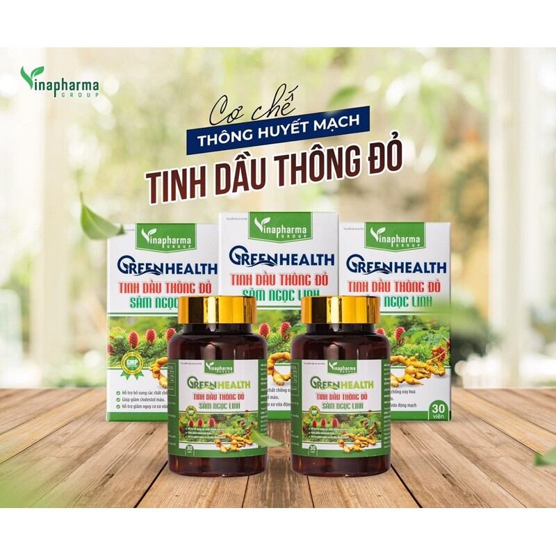 Tinh Dầu Thông Đỏ Sâm Ngọc Linh Green Health