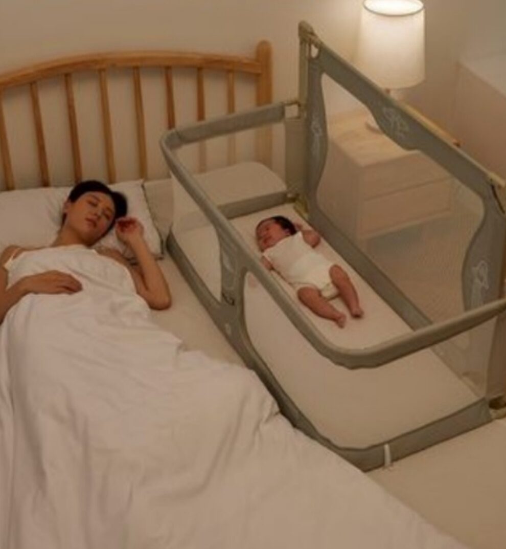 [Tặng màn chống muỗi/lót chống thấm] Giường kiểu quây an toàn cho bé tiện lợi cho mẹ khi nằm chung giường (0-3 tuổi)