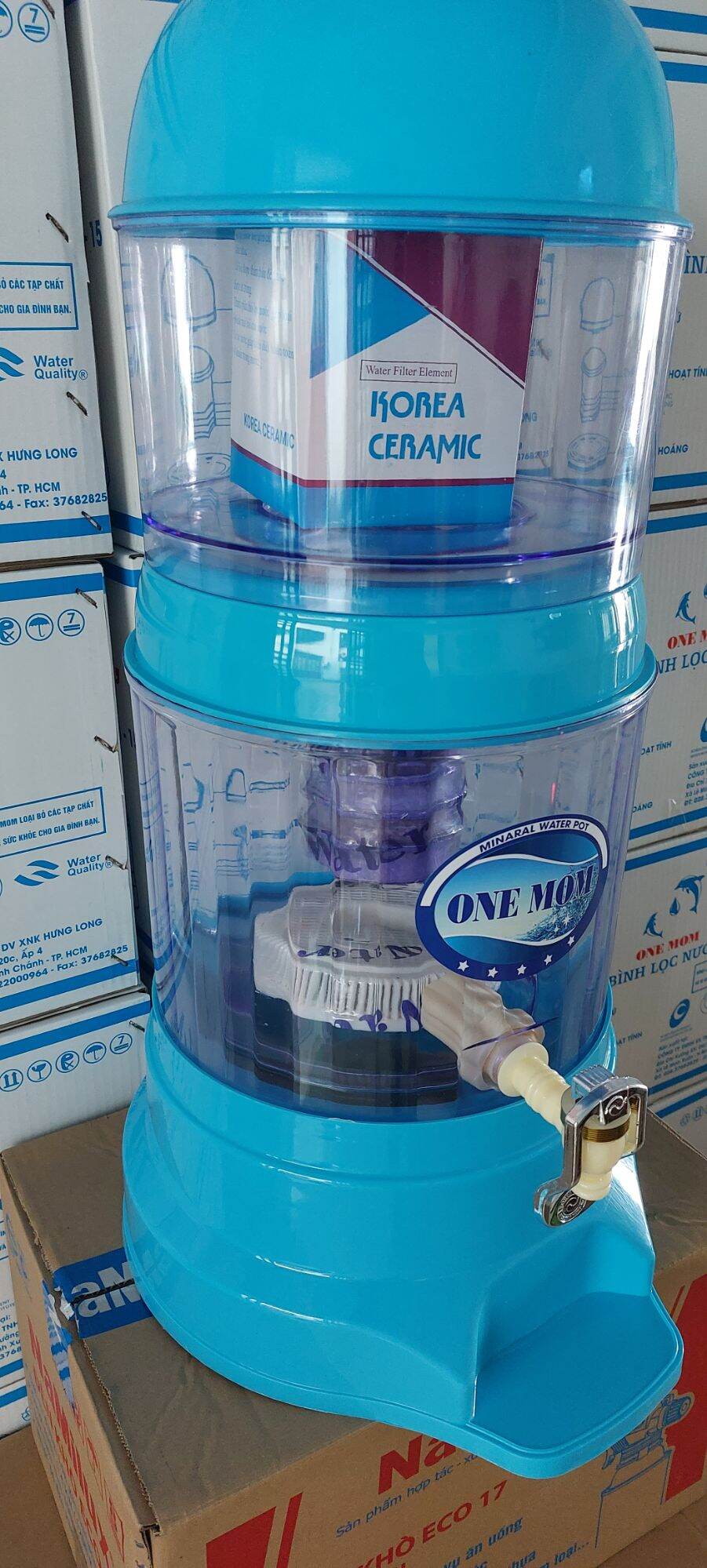 Bình lọc nước tốt màu xanh đẹp
