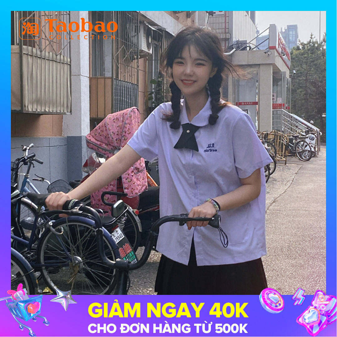Đồng Phục Trường Thái Lan Đồng Phục Áo Sơ Mi JK Bé Gái Cấm Kỵ Kiểu Nuotai Đồng Phục Bộ Đồng Phục Lớp Tốt Nghiệp Học Sinh Cấp Ba Đại Hội Thể Thao