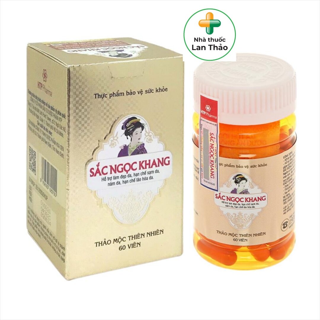 Viên uống hỗ trợ đẹp da sạm nám sắc ngọc khang lọ 60 viên