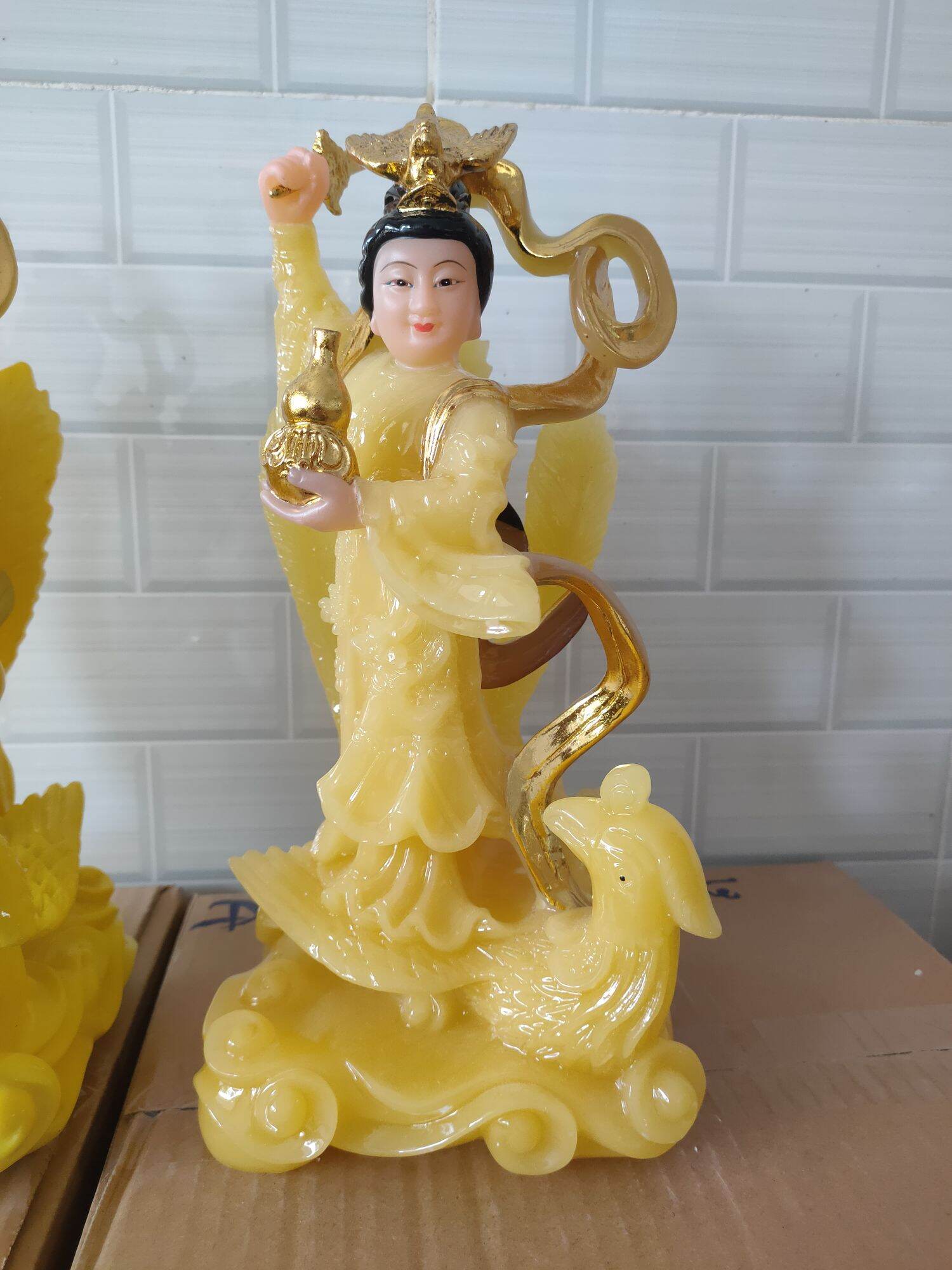 Tượng Cửu Thiên Huyền Nữ cao 30cm