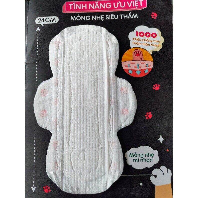Băng vệ sinh Kotex MINI MEOW mới gói 8 miếng