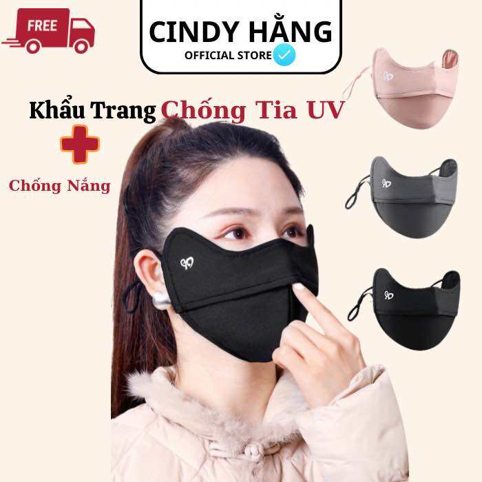 Khẩu trang Hàn Quốc chống Tia UV, khẩu trang chống nắng chính hãng chống tia cực tím