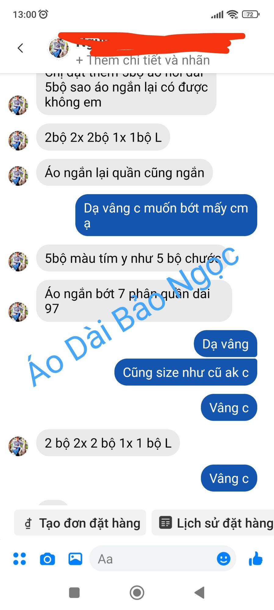 💥 Bộ Áo Dài đính ngọc cổ và tay ❤️
