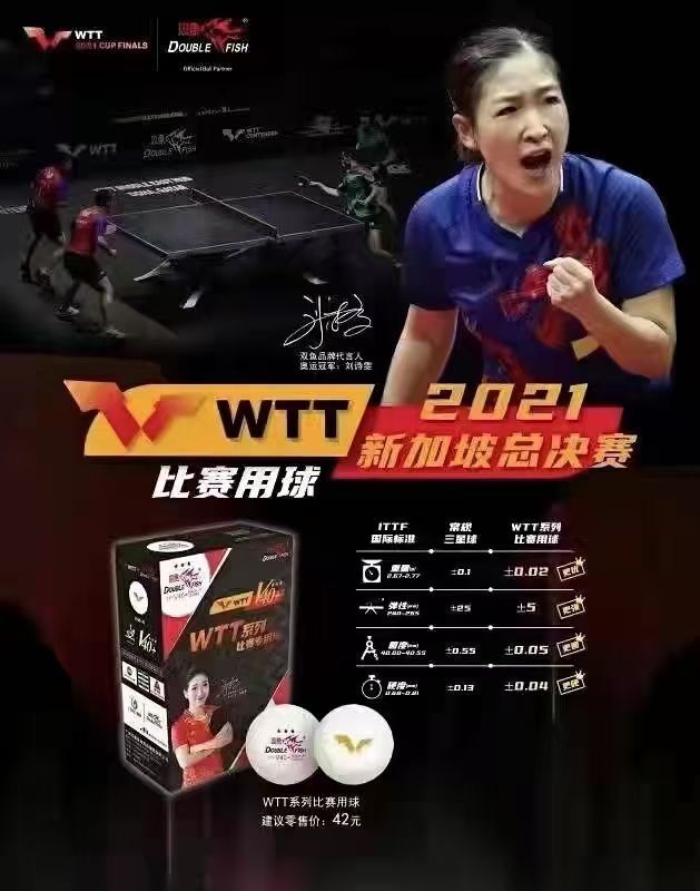 Quả Bóng Bàn Double Fish WTT
