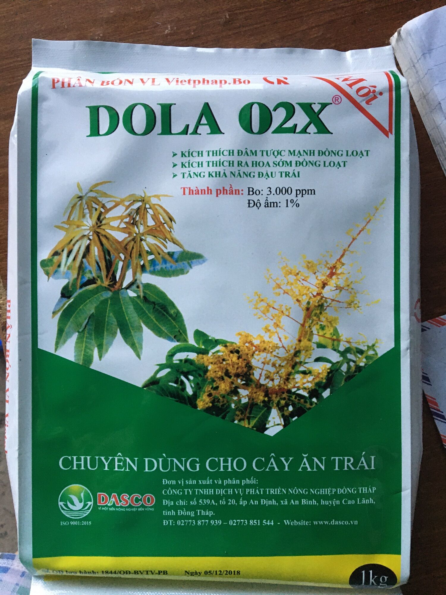 Kích thích tạo mầm ra hoa xoài DOLAR-09Y