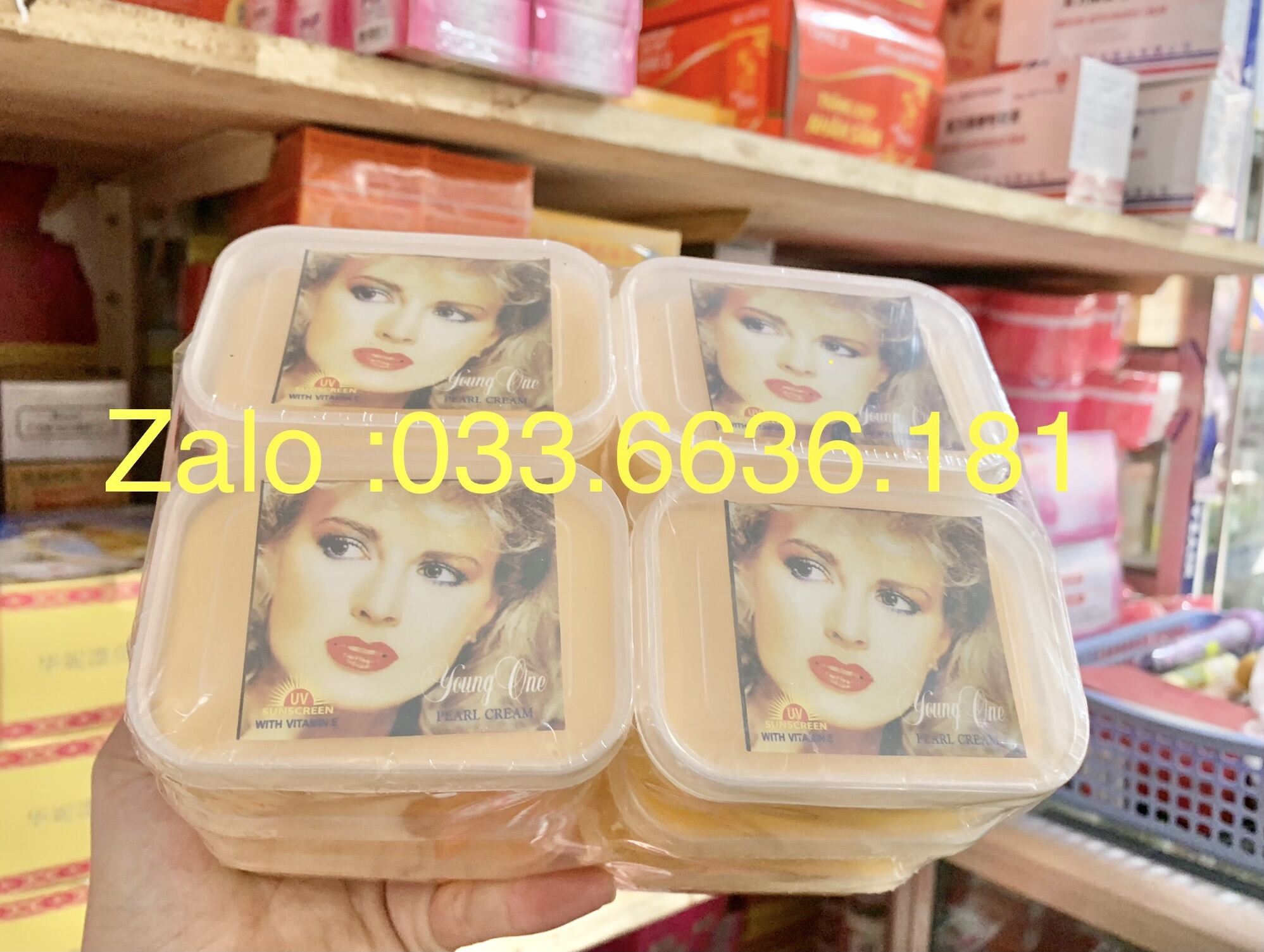 Kem cô gái tóc xù vuông cốt thái Lan trắng da hủ 100g (hàng chuẩn)