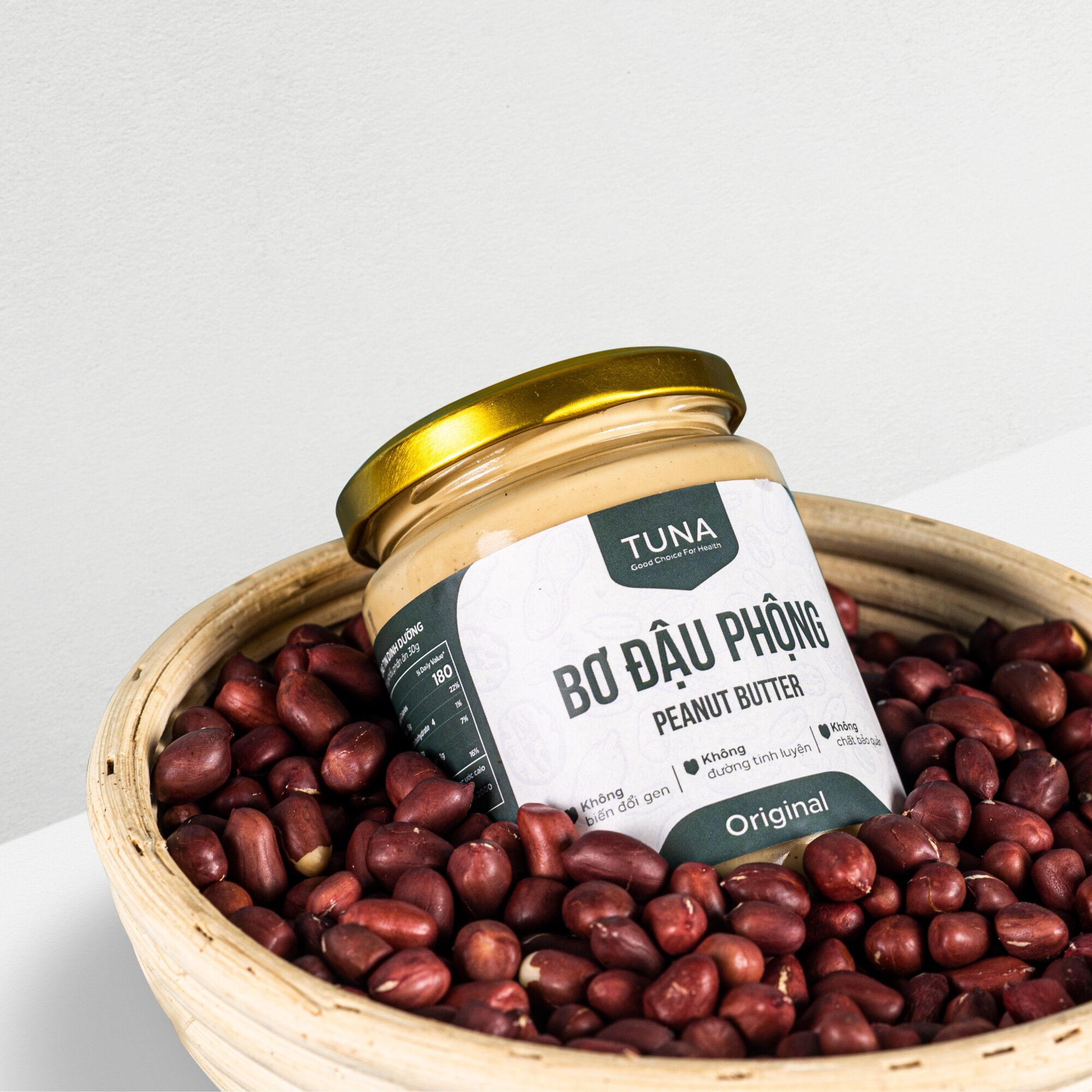 Combo 3 hũ bơ  : đậu phộng, hạnh nhân, hạt điều