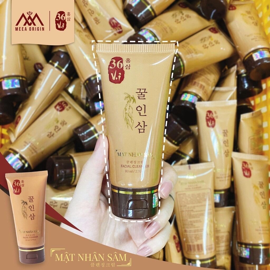 [HCM]Mật Nhân Sâm Sữa Rửa Mặt Cao Mụn Sâm Đỏ