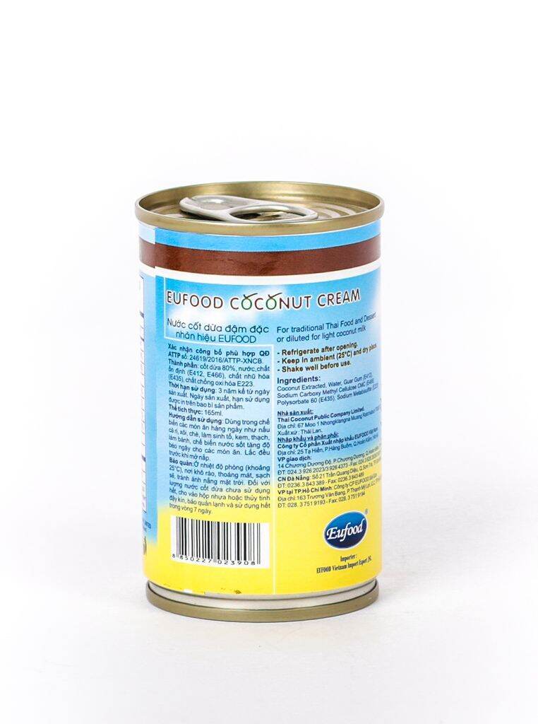 Nước Cốt Dừa Đậm Đặc 165ml - Nhập khẩu Thái Lan