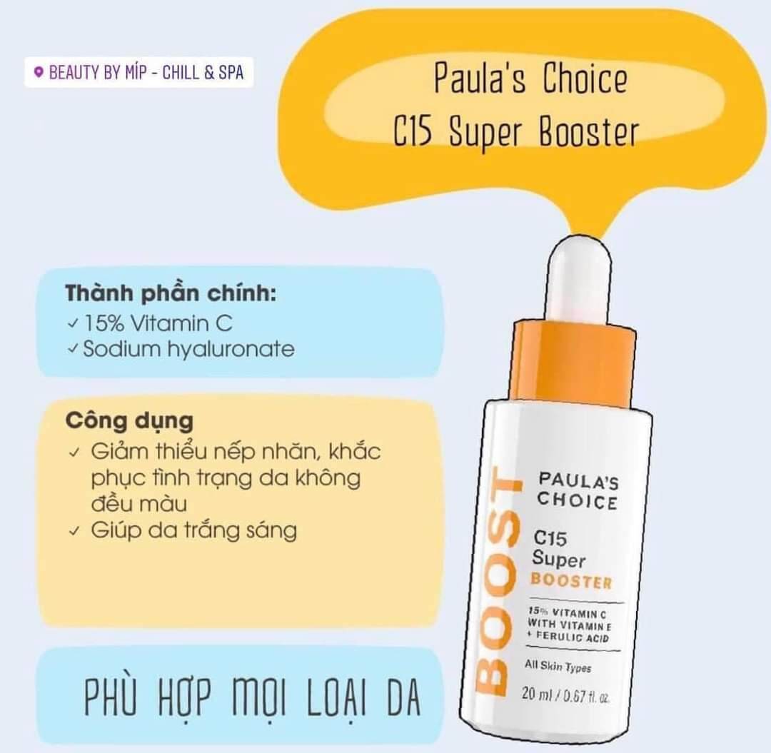 Tinh chất sáng da mờ thâm nám Paulas Choice C 15%