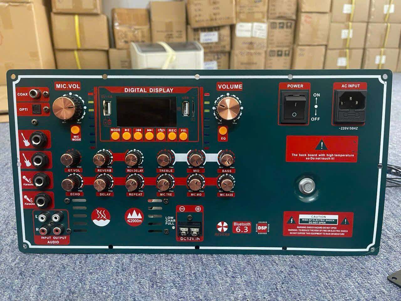 Bo mạch loa kéo công suất lớn H6300 NGUỒN 42V mẫu nâng cấp 2023