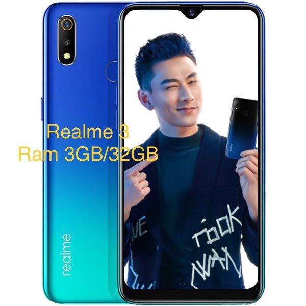 Điện Thoại Realme 3 ( 3GB/32GB ). Máy like new đẹp 90-95%.