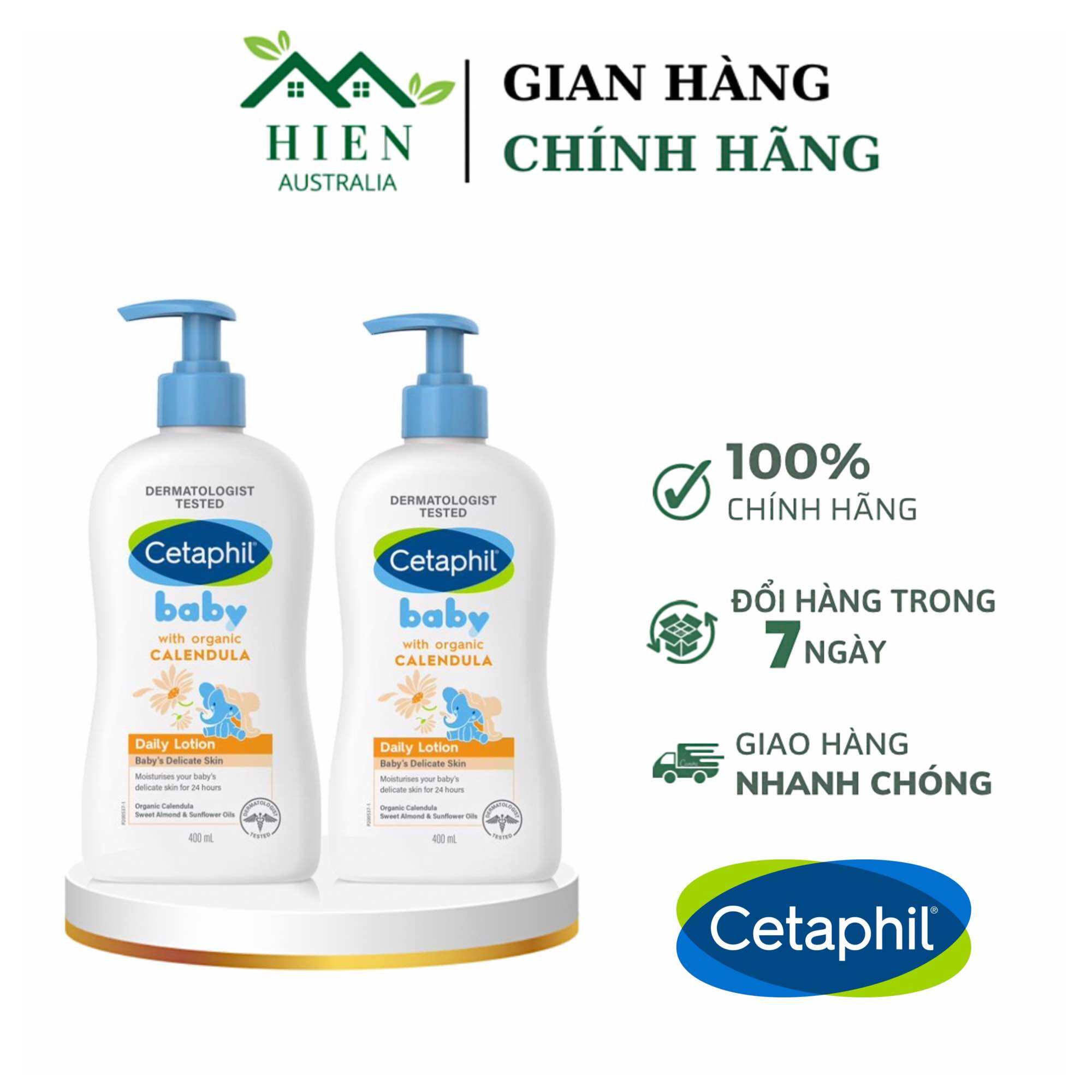 Sữa Tăm Gội Cho Bé Cetaphil Baby Wash & Shampoo With Organic Calendula