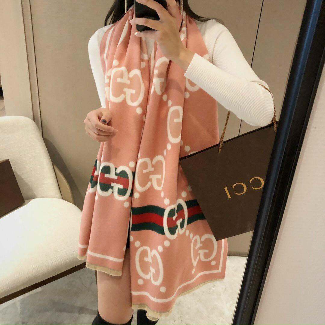 Khăn Dạ Hiệu Gucci Khăn Choàng Dạ Unisex Hãng Cao Cấp Linh Tây- Đẳng Cấp Quý Cô