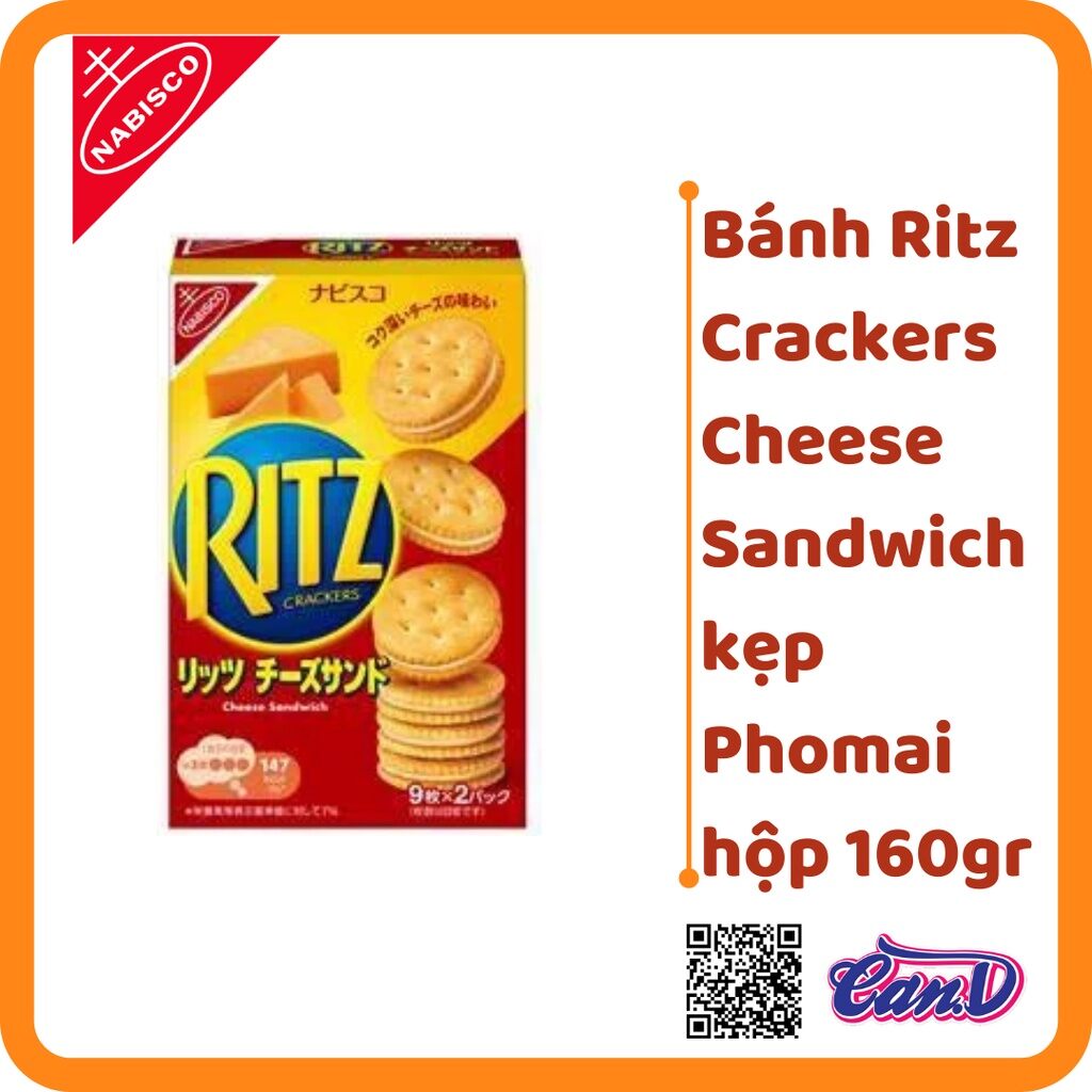 Bánh Ritz phô mai Nhật 160g