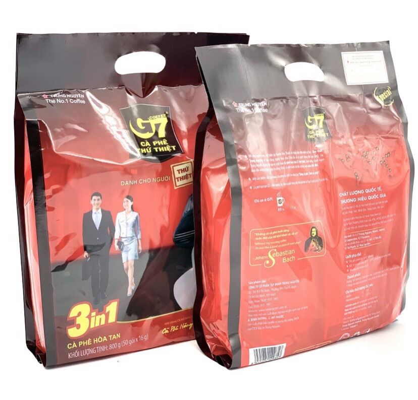 Cà phê sữa G7 3 in 1 bịch (50 gói x 16g)