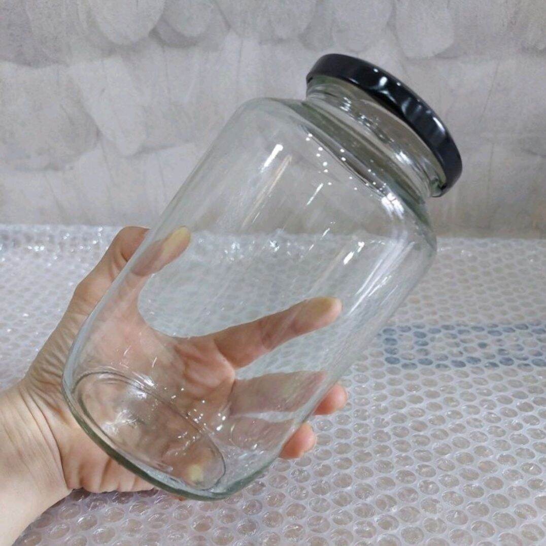 COMBO 06 HỦ THỦY TINH CAO CẤP 700ML ( NẮP NHIỀU MÀU )