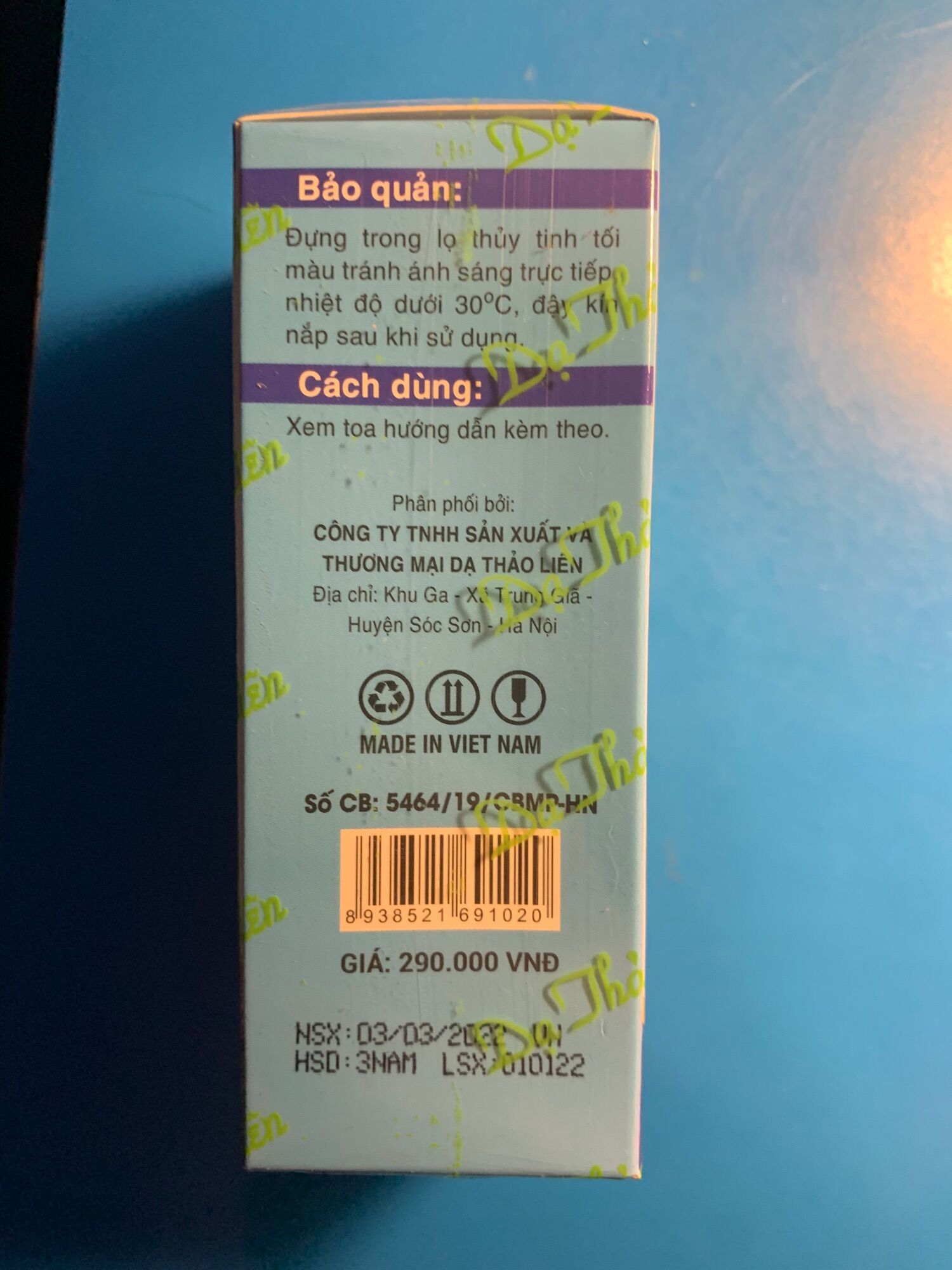 Tinh dầu Dạ Thảo Liên_ Tinh dầu Răng miệng, Dạ Thảo Liên 20ml