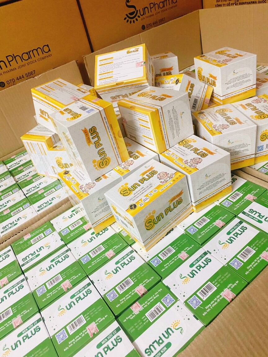 Men Sống SunPlus cho bé Biếng ăn, Táo Bón, Chậm Lớn