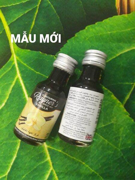 Tinh dầu Vani Tinh chất hương vanila vani Rayner's 28ml cao cấp, nguyên liệu chế biến món ăn, làm bánh