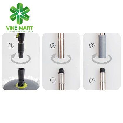 Cây Lau Nhà Mini Lock & Lock - VINE25
