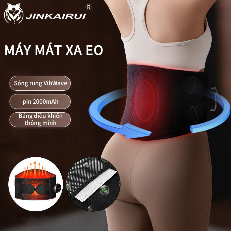 Jinkairui Đai Massage Lưng Và Bụng Chăn Sưởi Cung Cấp Hỗ Trợ Mạnh Mẽ Cho Hỗ Trợ Eo Mát Xa Làm Nóng Bằng Ngải Cứu Trị Liệu Giúp Giảm Đau Nhức Hiệu Quả Ở Vùng Thắt Lưng